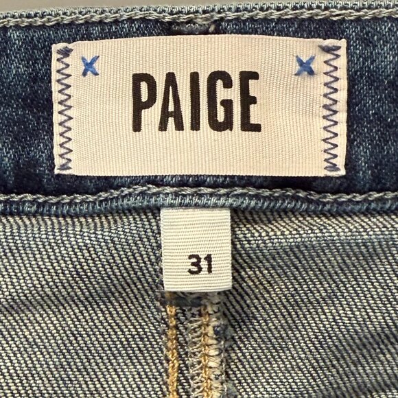 Paige Gemma High Rise Slim Jeans in Sketchbook Size 31 - Picture 6 of 8